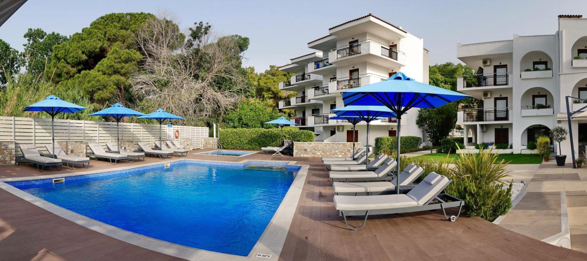 Hotel Korali Troulos Exterior foto